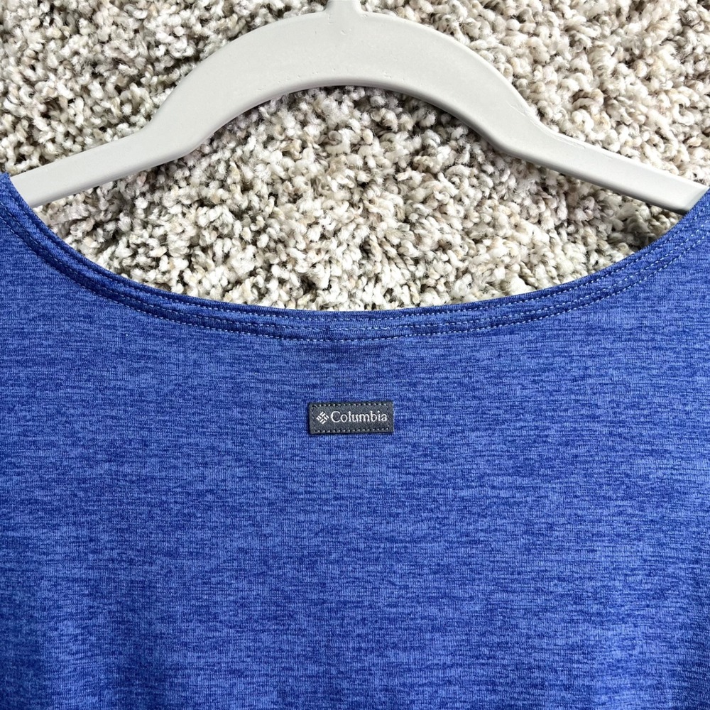 Columbia Dress Women's Small Pacific Haze Blue Heathered Elastic Waist Athletic - Picture 6 of 6
